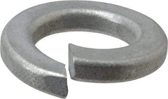 Value Collection - 1/2", 0.506" ID, 1/8" Thick Split Lock Washer - Grade 2 Spring Steel, Zinc-Plated Finish, 0.506" Min ID, 0.518" Max ID, 0.873" Max OD - Apex Tool & Supply