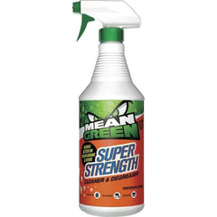 Mean Green - 32 oz Spray Bottle Cleaner/Degreaser - Liquid, Biodegradable, Low Odor - Apex Tool & Supply