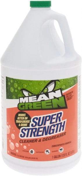 Mean Green - 1 Gal Bottle Cleaner/Degreaser - Liquid, Biodegradable, Low Odor - Apex Tool & Supply