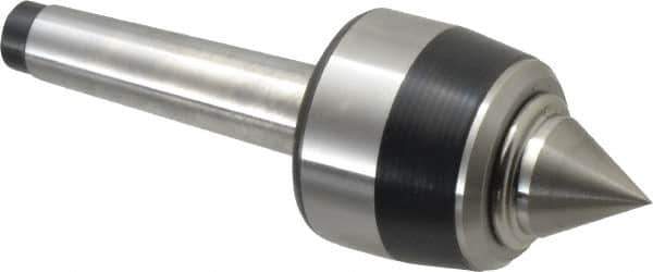 Royal Products - MT2 Taper Shank, 1-3/4" Head Diam 3,085 Lb Capacity Live Center - 6,000 Max RPM, 1.47" Head Length, 7/8" Point Diam, 1.01" Point Len, 725 Lb Max Workpc, 5-9/32" OAL, Standard Point - Apex Tool & Supply
