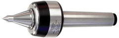 Royal Products - MT6 Taper Shank, 4" Head Diam 8,420 Lb Capacity Live Center - 3,500 Max RPM, 3.15" Head Length, 2" Point Diam, 3" Point Len, 2,420 Lb Max Workpc, 13-29/32" OAL, 3/4" Tip Diam, Long Point - Apex Tool & Supply
