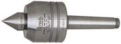 Royal Products - MT2 Taper Shank, 2" Head Diam 1,350 Lb Capacity Live Center - 6,000 Max RPM, 1.85" Head Length, 7/8" Point Diam, 1.13" Point Len, 390 Lb Max Workpc, 5-13/16" OAL, Changeable Standard Point - Apex Tool & Supply