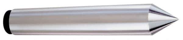 Royal Products - 1.748" Head Diam, High Speed Steel Standard Point Solid Dead Center - 5MT Morse Taper, 1.748" Point Diam, 8-1/2" OAL - Apex Tool & Supply