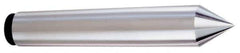 Royal Products - 1.748" Head Diam, High Speed Steel Standard Point Solid Dead Center - 5MT Morse Taper, 1.748" Point Diam, 8-1/2" OAL - Apex Tool & Supply