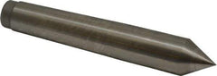 Royal Products - 0.7" Head Diam, High Speed Steel Standard Point Solid Dead Center - 2MT Morse Taper, 0.7" Point Diam, 4-3/16" OAL - Apex Tool & Supply