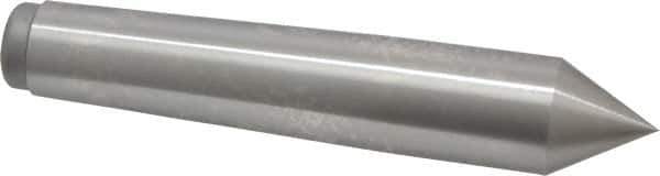 Royal Products - 0.938" Head Diam, High Speed Steel Standard Point Solid Dead Center - 3MT Morse Taper, 0.938" Point Diam, 5-1/4" OAL - Apex Tool & Supply