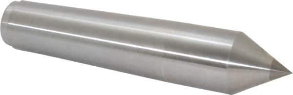 Royal Products - 1.748" Head Diam, Carbide-Tipped Steel Standard Point Solid Dead Center - 5MT Morse Taper, 1.748" Point Diam, 8-1/2" OAL - Apex Tool & Supply