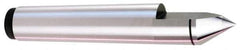 Royal Products - 1.748" Head Diam, Carbide-Tipped Steel Standard Point Half Dead Center - 5MT Morse Taper, 1.748" Point Diam, 8-1/2" OAL - Apex Tool & Supply