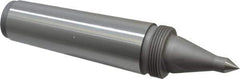 Royal Products - 1.748" Head Diam, Hardened Steel Long Point Solid Dead Center - 5MT Morse Taper, 1/2" Point Diam, 0.81" Point Length, 8-7/16" OAL - Apex Tool & Supply