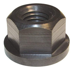 Morton Machine Works - 7/16-14, 1" Flange Diam, 9/16" High, 3/4" Across Flats, Flange Nut - Grade Nylatron GS Nylon, 5/32" Flange Height, TCMAI - Apex Tool & Supply