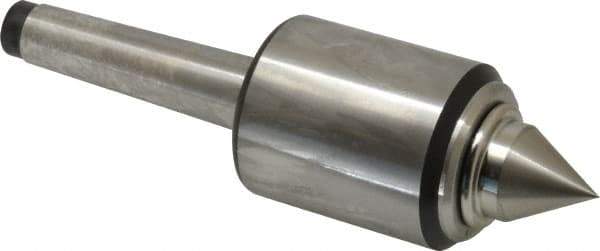 Royal Products - MT2 Taper Shank, 1-3/4" Head Diam 2,155 Lb Capacity Live Center - 6,000 Max RPM, 2.12" Head Length, 7/8" Point Diam, 1.07" Point Len, 885 Lb Max Workpc, 5-13/16" OAL, 3/8" Tip Diam, Standard Point - Apex Tool & Supply