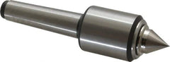 Royal Products - MT3 Taper Shank, 1-3/4" Head Diam 2,155 Lb Capacity Live Center - 6,000 Max RPM, 2.12" Head Length, 7/8" Point Diam, 1.07" Point Len, 885 Lb Max Workpc, 6-7/16" OAL, 3/8" Tip Diam, Standard Point - Apex Tool & Supply