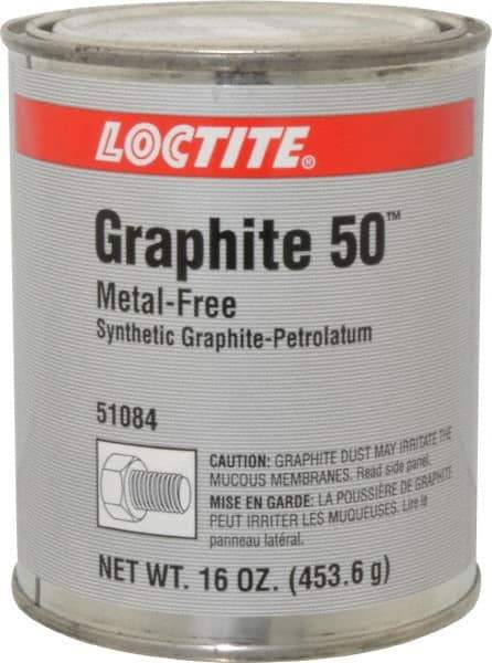 Loctite - 1 Lb Can General Purpose Anti-Seize Lubricant - Graphite, -29 to 482°C, Gray, Water Resistant - Apex Tool & Supply