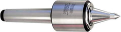 Royal Products - MT5 HD Taper Shank, 3.82" Head Diam 5,300 & 7,510 Lb Capacity Live Center - 3,000 Max RPM, 3.89" Head Length, 2" Point Diam, 3.34" Point Len, 5,240 Lb Max Workpc, 12-7/8" OAL, 3/4" Tip Diam, Long Point - Apex Tool & Supply