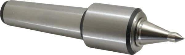 Royal Products - MT5 Taper Shank, 2.45" Head Diam 1,905 Lb Capacity Live Center - 12,000 Max RPM, 2.78" Head Length, 1-1/4" Point Diam, 2.35" Point Len, 525 Lb Max Workpc, 10-3/4" OAL, 1/2" Tip Diam, Long Point - Apex Tool & Supply