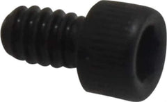 Value Collection - #4-40 UNC Hex Socket Drive, Socket Cap Screw - Alloy Steel, Black Oxide Finish, Fully Threaded, 3/16" Length Under Head - Apex Tool & Supply