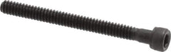 Value Collection - #4-40 UNC Hex Socket Drive, Socket Cap Screw - Alloy Steel, Black Oxide Finish, Partially Threaded, 1-1/4" Length Under Head - Apex Tool & Supply