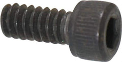 Value Collection - #6-32 UNC Hex Socket Drive, Socket Cap Screw - Alloy Steel, Black Oxide Finish, Fully Threaded, 5/16" Length Under Head - Apex Tool & Supply