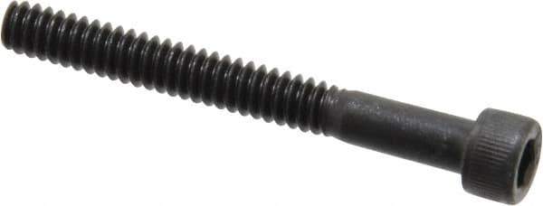 Value Collection - #6-32 UNC Hex Socket Drive, Socket Cap Screw - Alloy Steel, Black Oxide Finish, Partially Threaded, 1-1/4" Length Under Head - Apex Tool & Supply