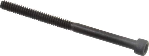 Value Collection - #6-32 UNC Hex Socket Drive, Socket Cap Screw - Alloy Steel, Black Oxide Finish, Partially Threaded, 2" Length Under Head - Apex Tool & Supply