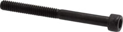 Value Collection - #8-32 UNC Hex Socket Drive, Socket Cap Screw - Alloy Steel, Black Oxide Finish, Partially Threaded, 1-3/4" Length Under Head - Apex Tool & Supply