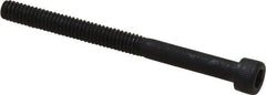 Value Collection - #8-32 UNC Hex Socket Drive, Socket Cap Screw - Alloy Steel, Black Oxide Finish, Partially Threaded, 2" Length Under Head - Apex Tool & Supply