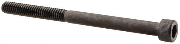 Value Collection - #8-32 UNC Hex Socket Drive, Socket Cap Screw - Alloy Steel, Black Oxide Finish, Partially Threaded, 2-1/4" Length Under Head - Apex Tool & Supply