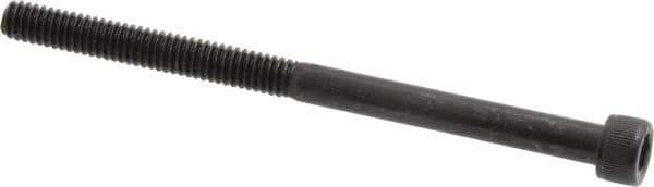 Value Collection - #8-32 UNC Hex Socket Drive, Socket Cap Screw - Alloy Steel, Black Oxide Finish, Partially Threaded, 2-1/2" Length Under Head - Apex Tool & Supply