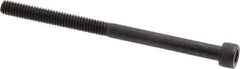 Value Collection - #8-32 UNC Hex Socket Drive, Socket Cap Screw - Alloy Steel, Black Oxide Finish, Partially Threaded, 2-1/2" Length Under Head - Apex Tool & Supply