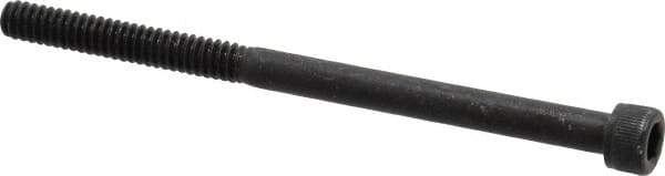 Value Collection - #10-24 UNC Hex Socket Drive, Socket Cap Screw - Alloy Steel, Black Oxide Finish, Partially Threaded, 3" Length Under Head - Apex Tool & Supply