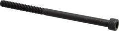 Value Collection - #10-24 UNC Hex Socket Drive, Socket Cap Screw - Alloy Steel, Black Oxide Finish, Partially Threaded, 3" Length Under Head - Apex Tool & Supply
