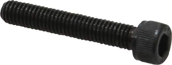 Value Collection - #10-32 UNF Hex Socket Drive, Socket Cap Screw - Alloy Steel, Black Oxide Finish, Fully Threaded, 1-1/8" Length Under Head - Apex Tool & Supply