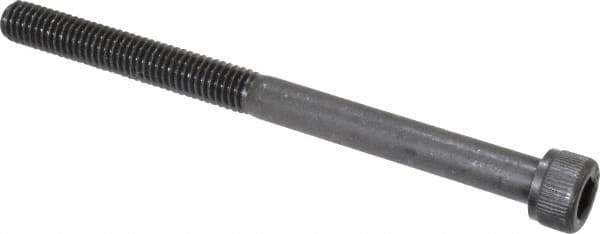 Value Collection - #10-32 UNF Hex Socket Drive, Socket Cap Screw - Alloy Steel, Black Oxide Finish, Partially Threaded, 2-1/2" Length Under Head - Apex Tool & Supply
