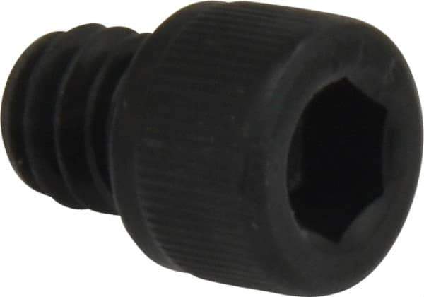 Value Collection - 1/4-20 UNC Hex Socket Drive, Socket Cap Screw - Alloy Steel, Black Oxide Finish, Fully Threaded, 1/4" Length Under Head - Apex Tool & Supply