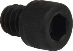 Value Collection - 1/4-20 UNC Hex Socket Drive, Socket Cap Screw - Alloy Steel, Black Oxide Finish, Fully Threaded, 1/4" Length Under Head - Apex Tool & Supply
