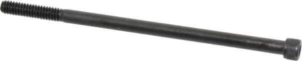 Value Collection - 1/4-20 UNC Hex Socket Drive, Socket Cap Screw - Alloy Steel, Black Oxide Finish, Partially Threaded, 5" Length Under Head - Apex Tool & Supply