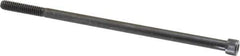 Value Collection - 1/4-20 UNC Hex Socket Drive, Socket Cap Screw - Alloy Steel, Black Oxide Finish, Partially Threaded, 5-1/2" Length Under Head - Apex Tool & Supply