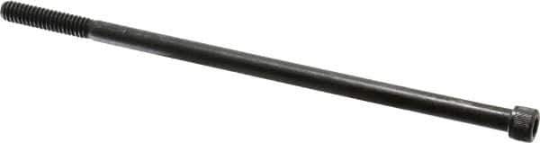 Value Collection - 1/4-20 UNC Hex Socket Drive, Socket Cap Screw - Alloy Steel, Black Oxide Finish, Partially Threaded, 6" Length Under Head - Apex Tool & Supply