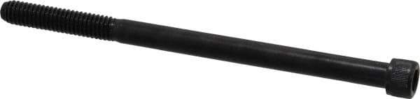 Value Collection - 5/16-18 UNC Hex Socket Drive, Socket Cap Screw - Alloy Steel, Black Oxide Finish, Partially Threaded, 5" Length Under Head - Apex Tool & Supply