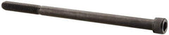 Value Collection - 5/16-18 UNC Hex Socket Drive, Socket Cap Screw - Alloy Steel, Black Oxide Finish, Partially Threaded, 5-1/2" Length Under Head - Apex Tool & Supply