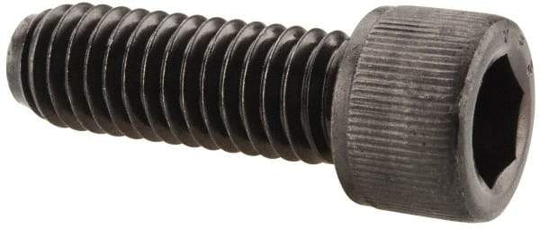 Value Collection - 3/8-16 UNC Hex Socket Drive, Socket Cap Screw - Alloy Steel, Black Oxide Finish, Fully Threaded, 1-1/8" Length Under Head - Apex Tool & Supply