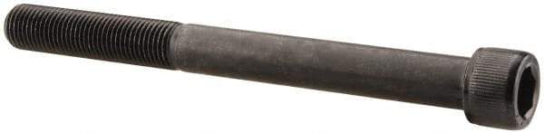 Value Collection - 3/8-24 UNF Hex Socket Drive, Socket Cap Screw - Alloy Steel, Black Oxide Finish, Partially Threaded, 4" Length Under Head - Apex Tool & Supply