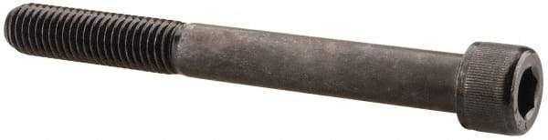 Value Collection - 1/2-13 UNC Hex Socket Drive, Socket Cap Screw - Alloy Steel, Black Oxide Finish, Partially Threaded, 4-3/4" Length Under Head - Apex Tool & Supply