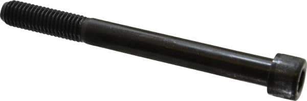 Value Collection - 1/2-13 UNC Hex Socket Drive, Socket Cap Screw - Alloy Steel, Black Oxide Finish, Partially Threaded, 5-1/4" Length Under Head - Apex Tool & Supply