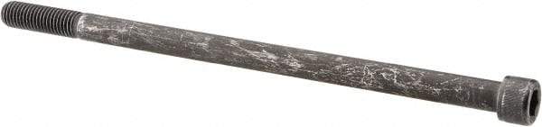 Value Collection - 5/8-11 UNC Hex Socket Drive, Socket Cap Screw - Alloy Steel, Black Oxide Finish, Partially Threaded, 12" Length Under Head - Apex Tool & Supply