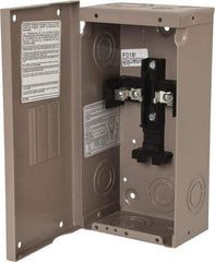 Eaton Cutler-Hammer - 2 Circuits, 120/240 VAC, 40 Amp Main, 14 AWG, Surface, Indoor Main Lug Load Center - 1 Phase, 1 NEMA Rating, 4-1/2 Inch Wide x 3.13 Inch Deep x 9-1/2 Inch High - Apex Tool & Supply