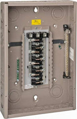 Eaton Cutler-Hammer - 24 Circuits, 208/120 VAC, 125 Amp Main, 6-2/0 AWG, Indoor Main Lug Load Center - 3 Phase, 1 NEMA Rating, 14.31 Inch Wide x 3.88 Inch Deep x 21 Inch High - Apex Tool & Supply