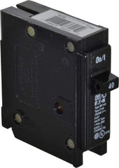 Eaton Cutler-Hammer - 40 Amp, 120/240 VAC, 1 Pole, Plug In Type BR Circuit Breaker - Thermal Magnetic Trip, 10 kA Breaking Capacity, 14-4 AWG - Apex Tool & Supply
