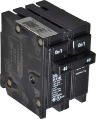 Eaton Cutler-Hammer - 40 Amp, 120/240 VAC, 2 Pole, Plug In Type BR Circuit Breaker - Thermal Magnetic Trip, 10 kA Breaking Capacity, 14-4 AWG - Apex Tool & Supply