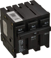Eaton Cutler-Hammer - 40 Amp, 240 VAC, 3 Pole, Plug In Type BR Circuit Breaker - Magnetic Trip, 10 kA Breaking Capacity, 14-4 AWG - Apex Tool & Supply